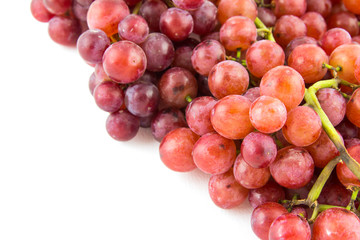 grapes isolated on white background