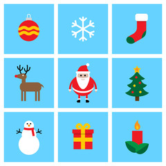 Christmas icon set