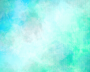 Abstract background - blue and green with circles pattern