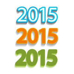 Happy new year 2015 celebration background, banner design