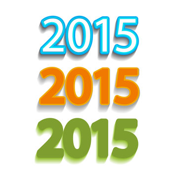 Happy new year 2015 celebration background, banner design