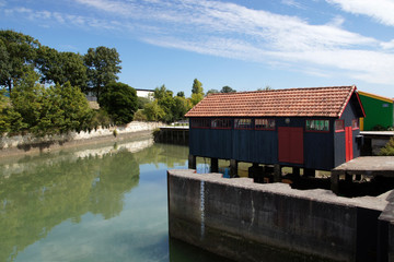 Obraz premium Cabane ostréicole à Château d'Oléron