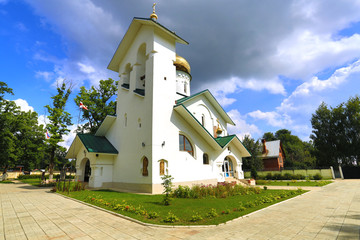 Church of St. Alexander Nevsky. Ashukino village.