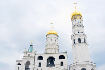Fototapeta na wymiar Ivan the Great Bell tower. Moscow Kremlin. UNESCO Heritage.