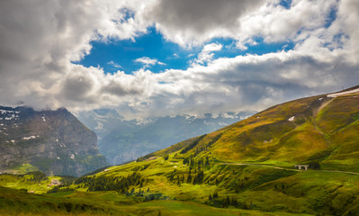 Wengen valley, Switzerland