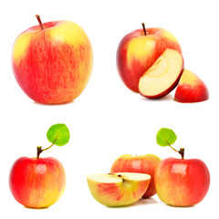 Three ripe apples