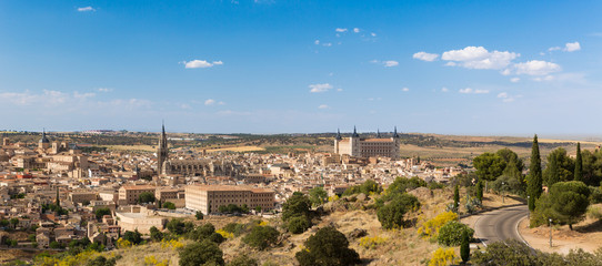 Panorama of Toledo, Spain