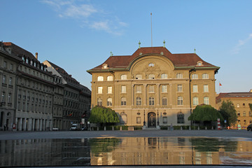 Fototapeta na wymiar nationalbank bern schweiz