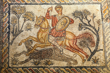 Roman mosaic fragment