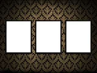 Seamless antique background image - tileable and vector