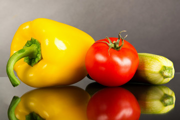 Fresh raw vegetables