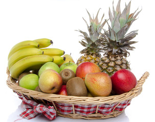 Fresh fruits in a basket