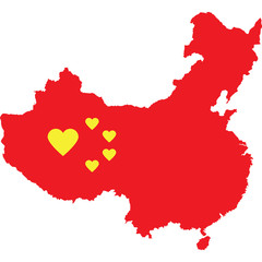 Naklejka premium cina