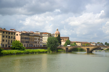 Мост во Флоренции, Италия.