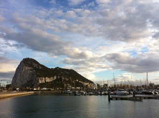 Gibraltar im Abendlicht