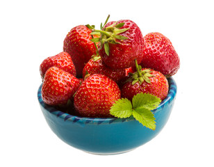 Strawberry in the bowl