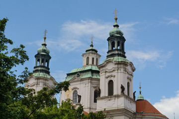 Fototapeta na wymiar Prague St. Nicholas church