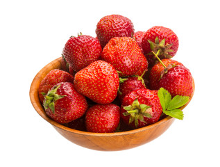 Strawberry in the bowl