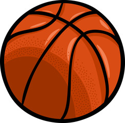 basketbal bal cartoon illustraties