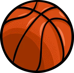 Printed roller blinds Ball Sports basketball ball cartoon clip art