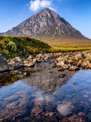 Buachaille Etive Mor reflections © mountaintreks
