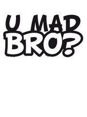U Mad Bro Comic Logo