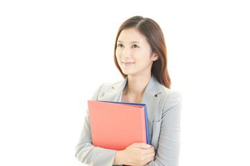 笑顔のビジネスウーマン