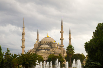The Sultan Ahmed Mosque Blue Mosque Sept 23, 14 in Istanbul
