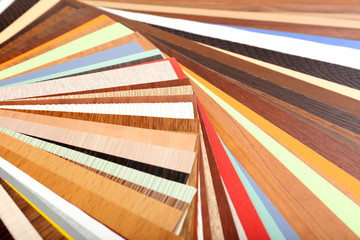Color palette for furniture close-up