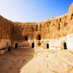 Matmata, Tunisia. The largest region of the troglodyte community © mrks_v