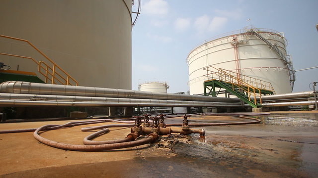 Video panning in Tank farm in industrial palnt