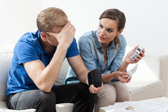 Poor marriage with financial problems