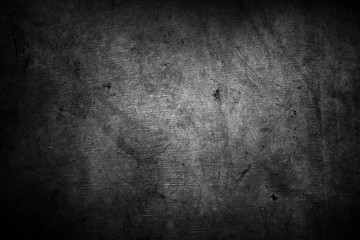 Dark grey or black concrete wall textured background