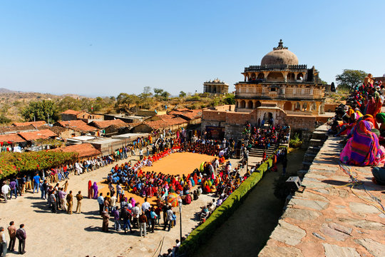Fête Indienne, couleurs, Kumbhalgarh