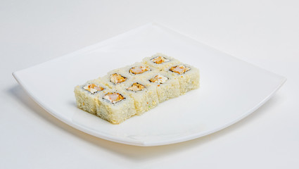 sushi on a plate