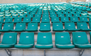 Empty Bleachers Stadium