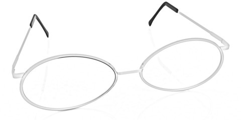glasses. Pencil drawing
