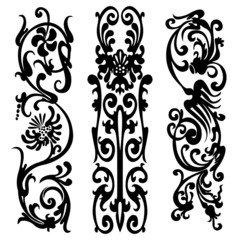 pattern silhouette black design  ornament motifs