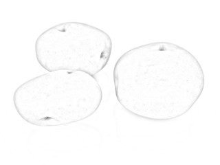 potato. Pencil drawing