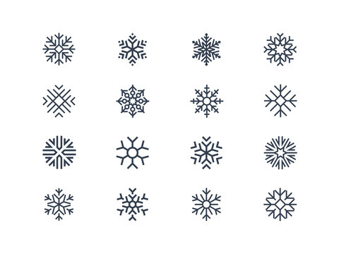 Snowflake icons