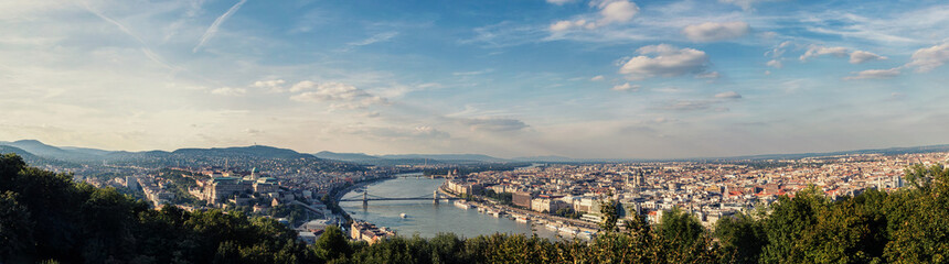 Fototapeta na wymiar Budapest Panorama