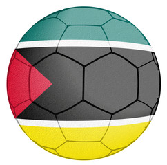 Soccer Team Ball Mozambique - obrazy, fototapety, plakaty