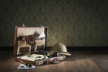 Adventurer's suitcase