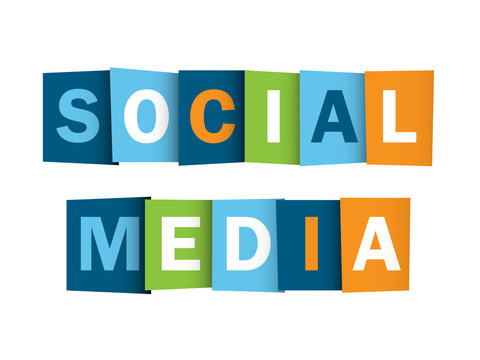 "SOCIAL MEDIA" (information society networking icon)