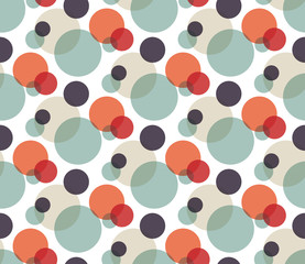 A seamless vector circle pattern