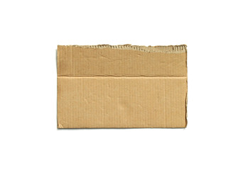 Torn cardboard
