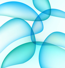 Transparent soap bubbles.