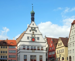 Fototapeta na wymiar Marktplatzk in Rothenburg