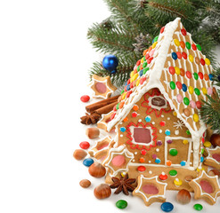 Christmas gingerbread house