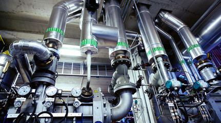 Industrial Steel  pipelines and valves